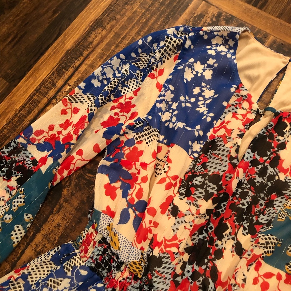 Collective Concepts Patchwork Floral Mini Dress -… - image 6